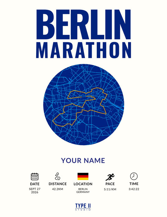 BMW Berlin Marathon Artifact – Official Course