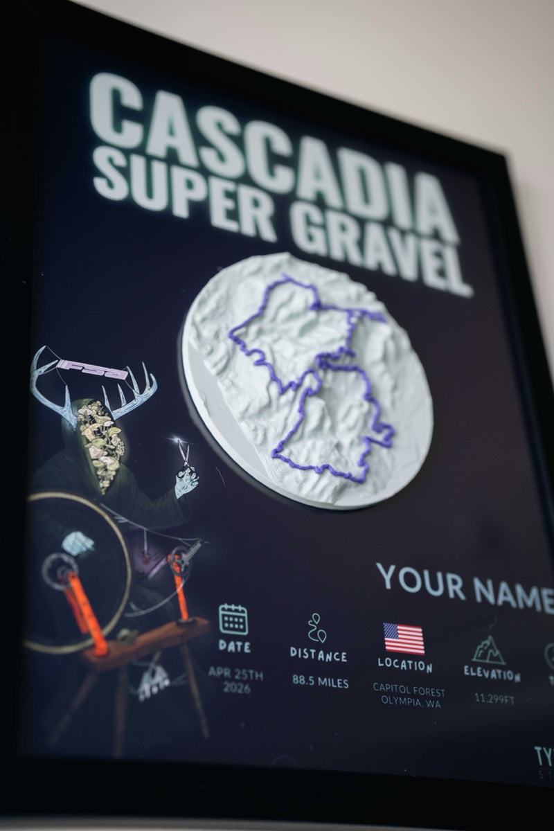 Load image into Gallery viewer, Cascadia Super Gravel Artifact – Official Race Routes
