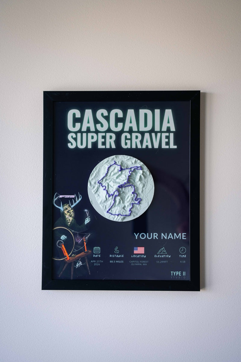 Load image into Gallery viewer, Cascadia Super Gravel Artifact – Official Race Routes
