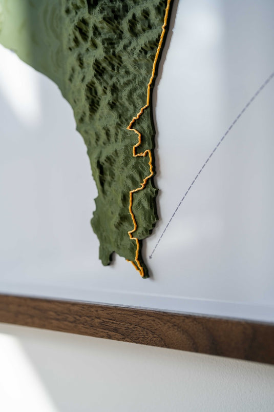 The Atlas Artifact — 3D Topographic Map of Your Route