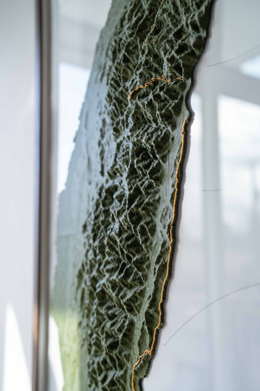 The Atlas Artifact — 3D Topographic Map of Your Route