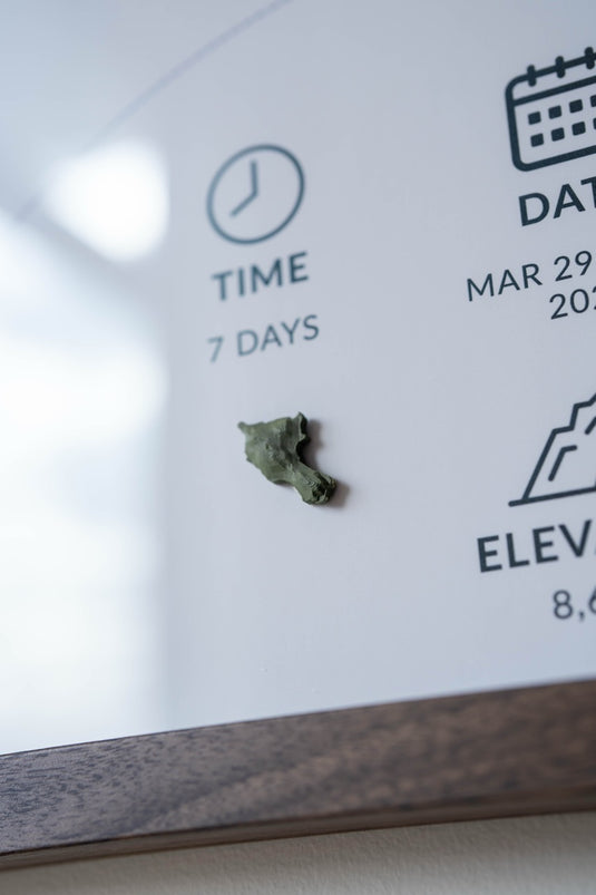 The Atlas Artifact — 3D Topographic Map of Your Route
