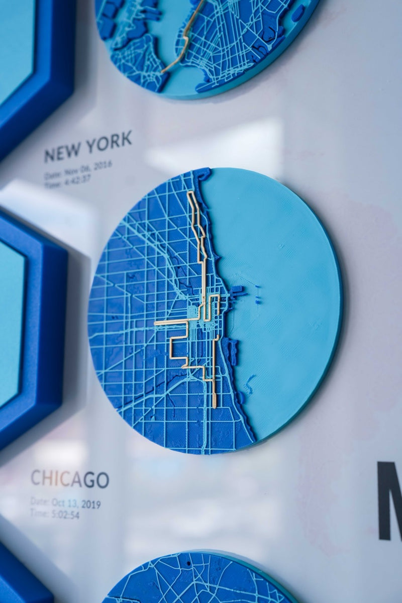 Load image into Gallery viewer, Abbott World Marathon Majors Artifact – Six Star Edition (36" x 24")
