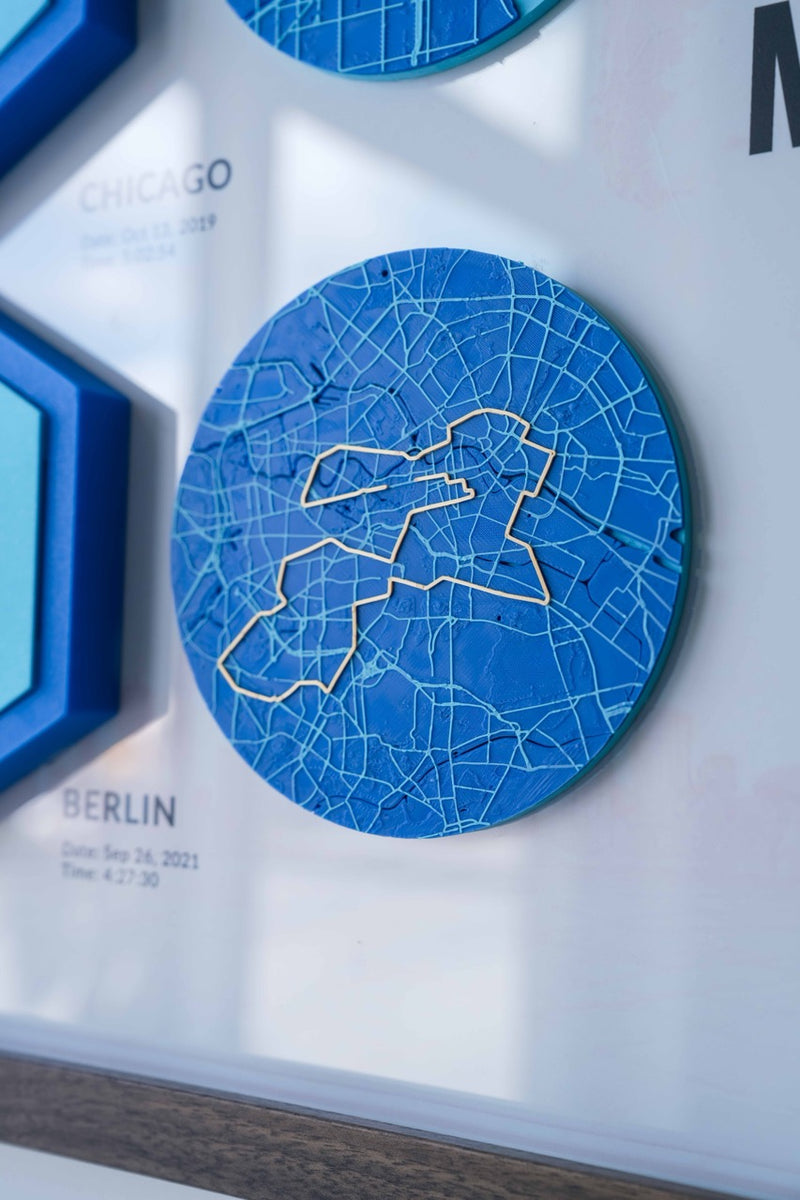 Load image into Gallery viewer, Abbott World Marathon Majors Artifact – Six Star Edition (36" x 24")
