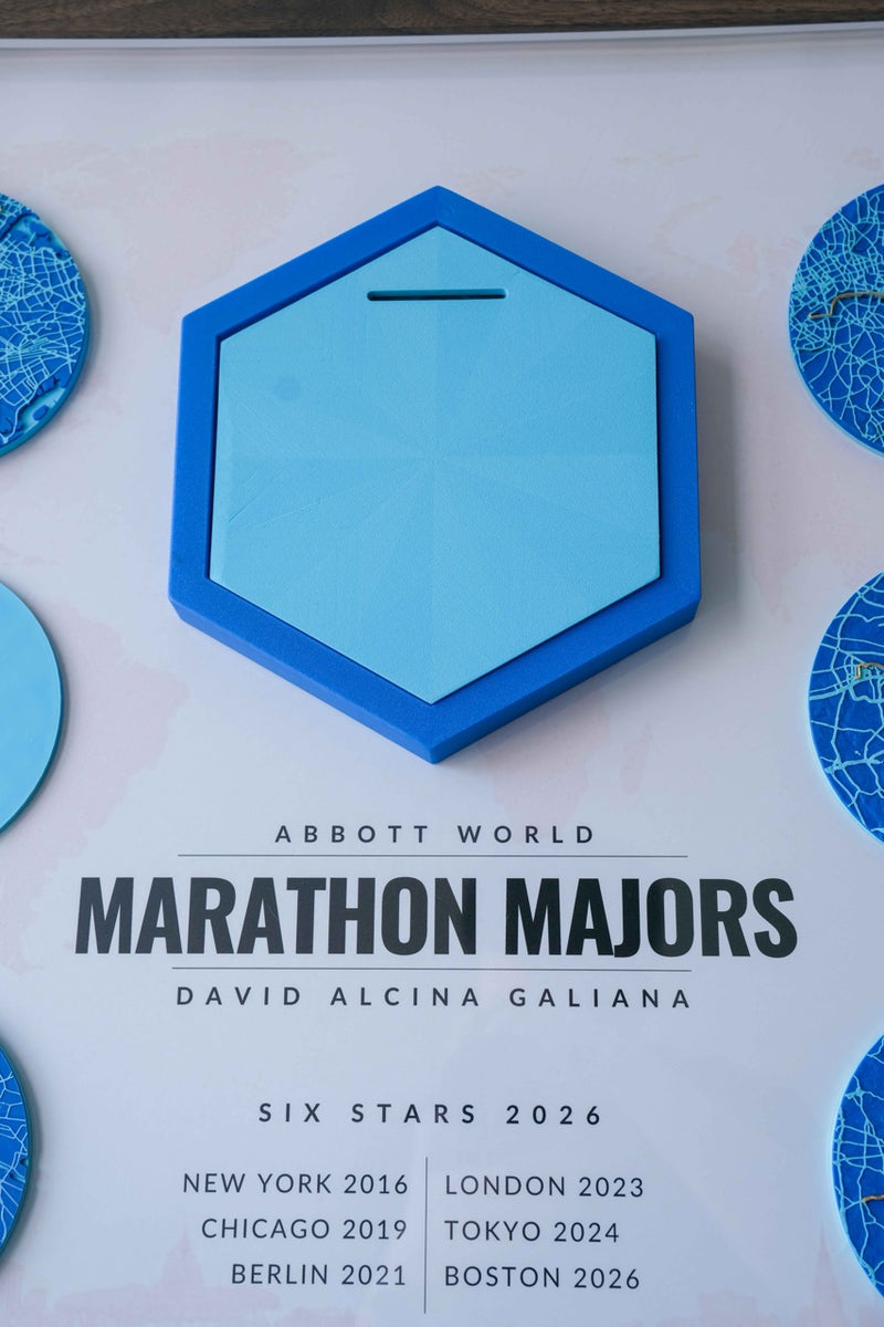 Load image into Gallery viewer, Abbott World Marathon Majors Artifact – Six Star Edition (36" x 24")
