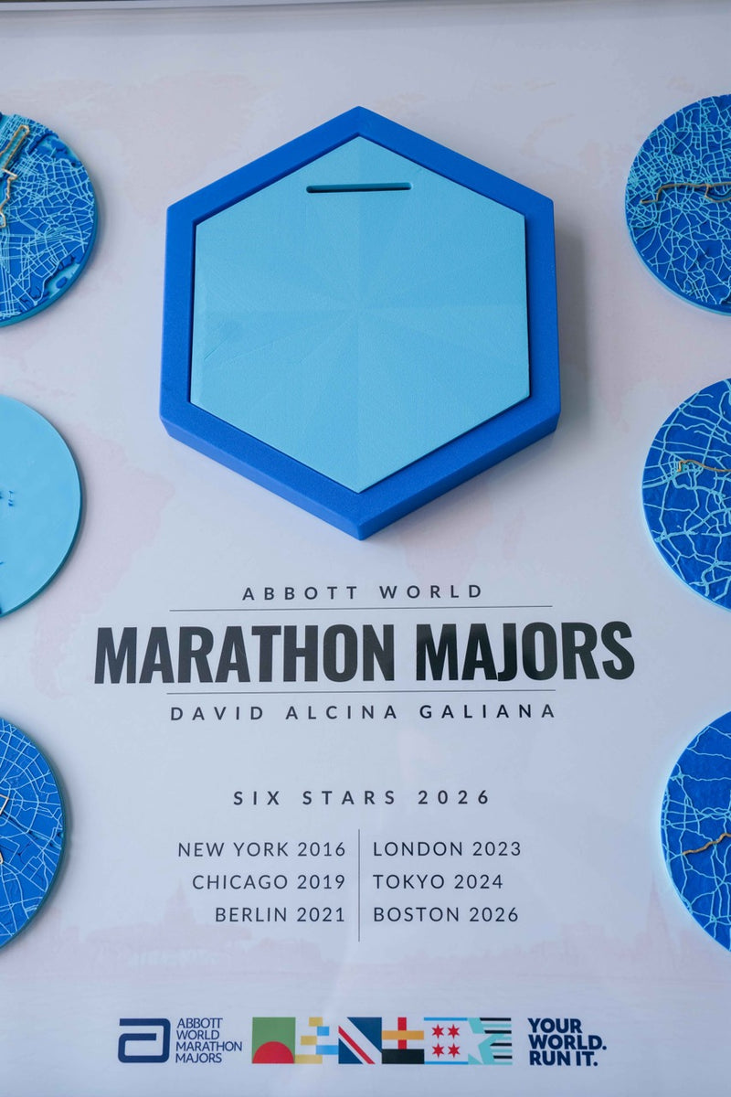 Load image into Gallery viewer, Abbott World Marathon Majors Artifact – Six Star Edition (36" x 24")
