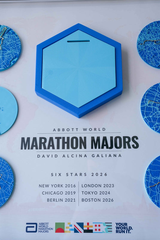 Abbott World Marathon Majors Artifact – Six Star Edition (36" x 24")