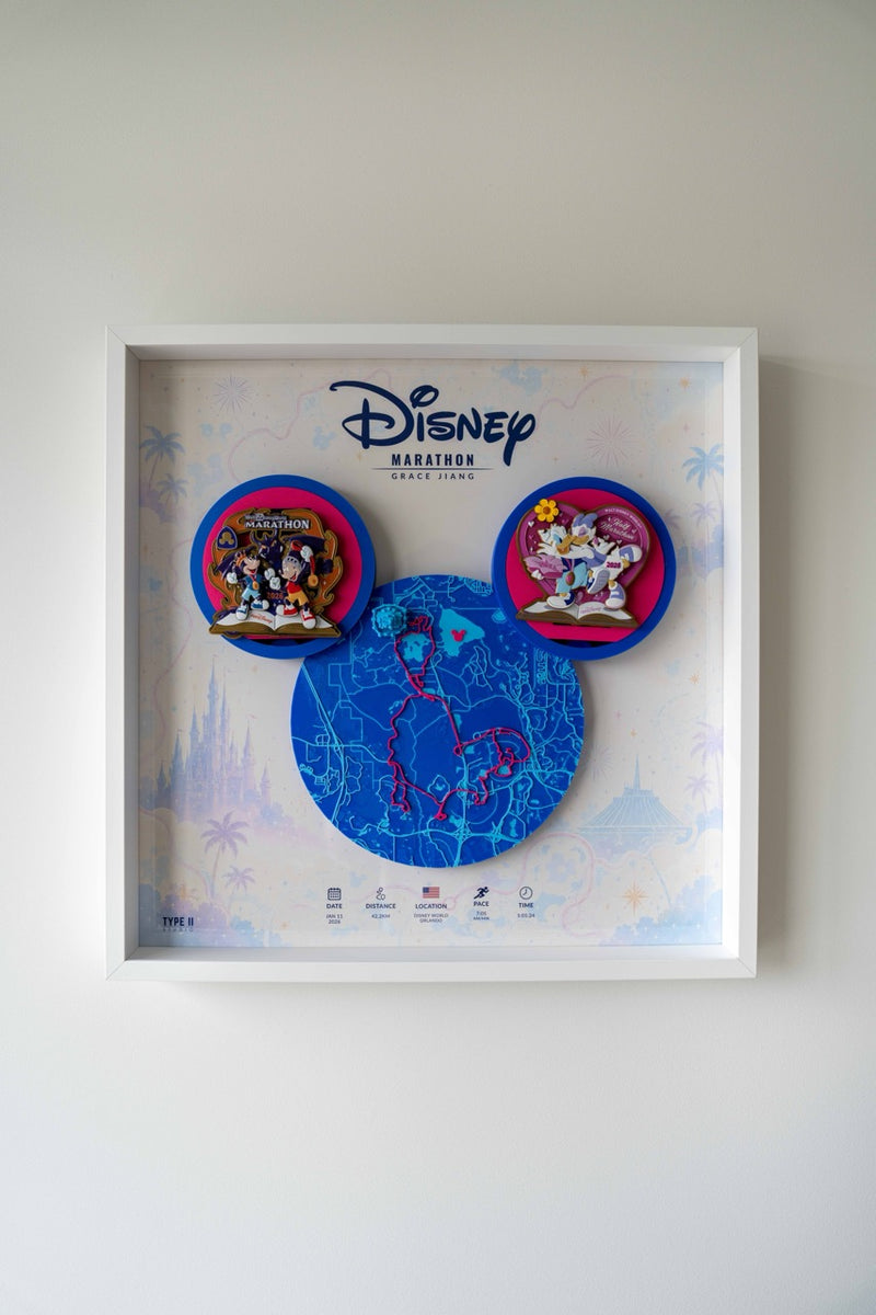將圖片載入到媒體庫檢視器中，Walt Disney World Marathon Artifact – Dual Medal Edition
