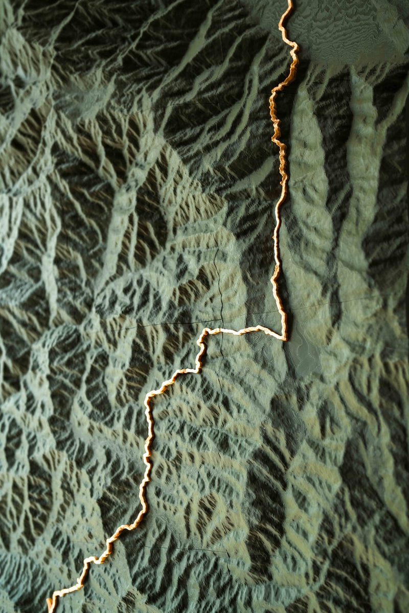 Load image into Gallery viewer, The Atlas Artifact — 3D Topographic Map of Your Route
