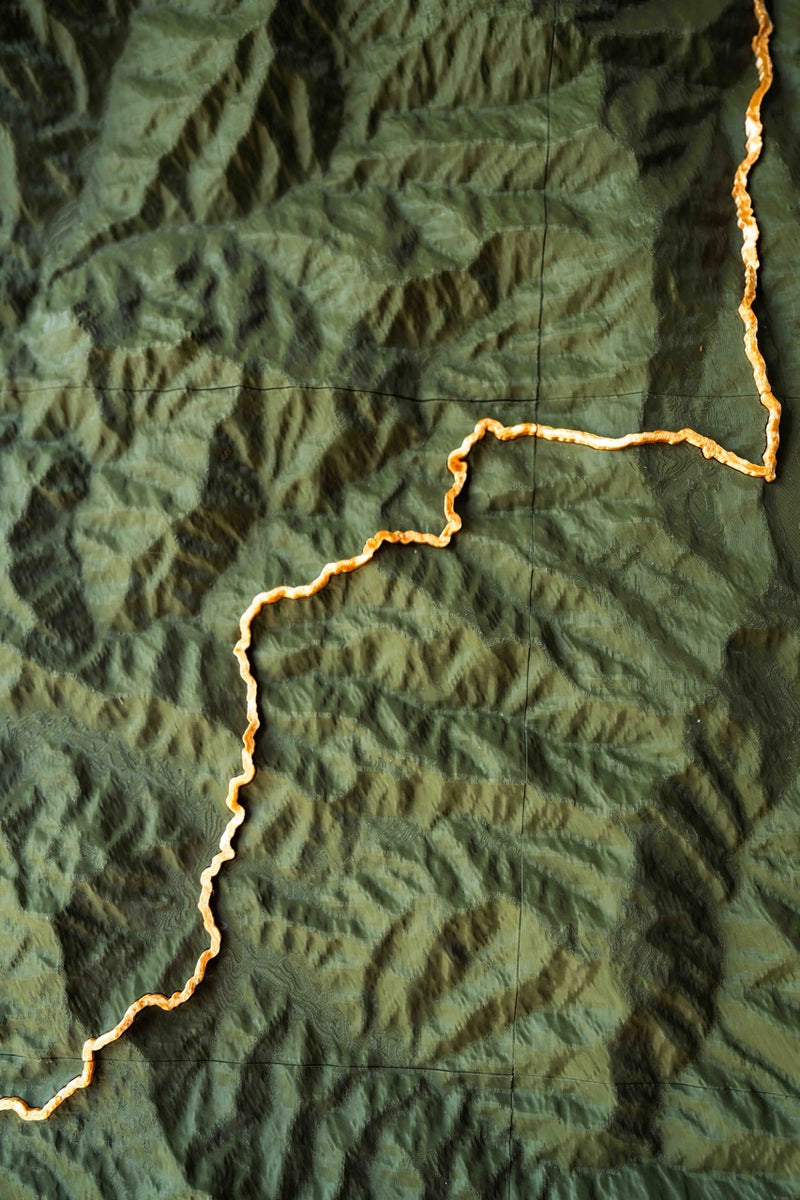Load image into Gallery viewer, The Atlas Artifact — 3D Topographic Map of Your Route
