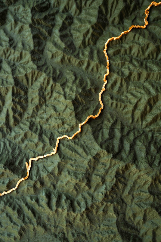 The Atlas Artifact — 3D Topographic Map of Your Route