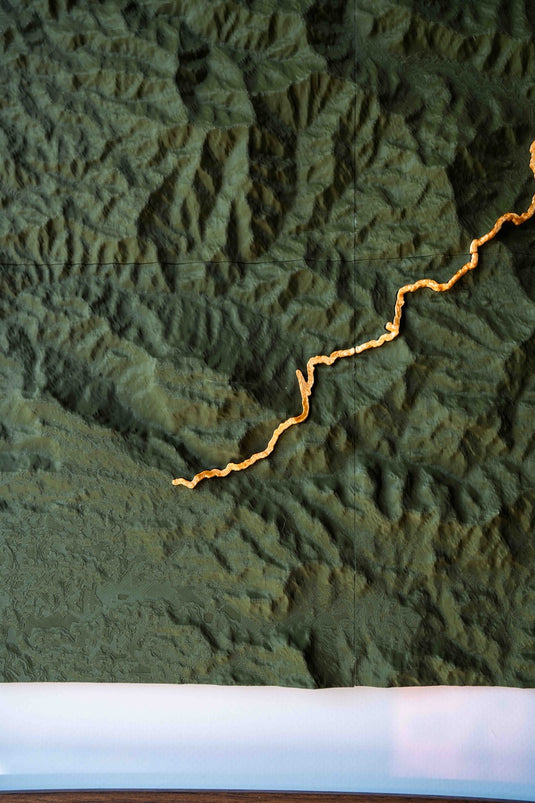 The Atlas Artifact — 3D Topographic Map of Your Route
