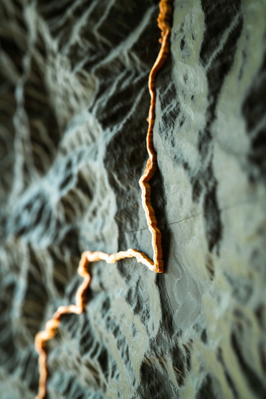 The Atlas Artifact — 3D Topographic Map of Your Route