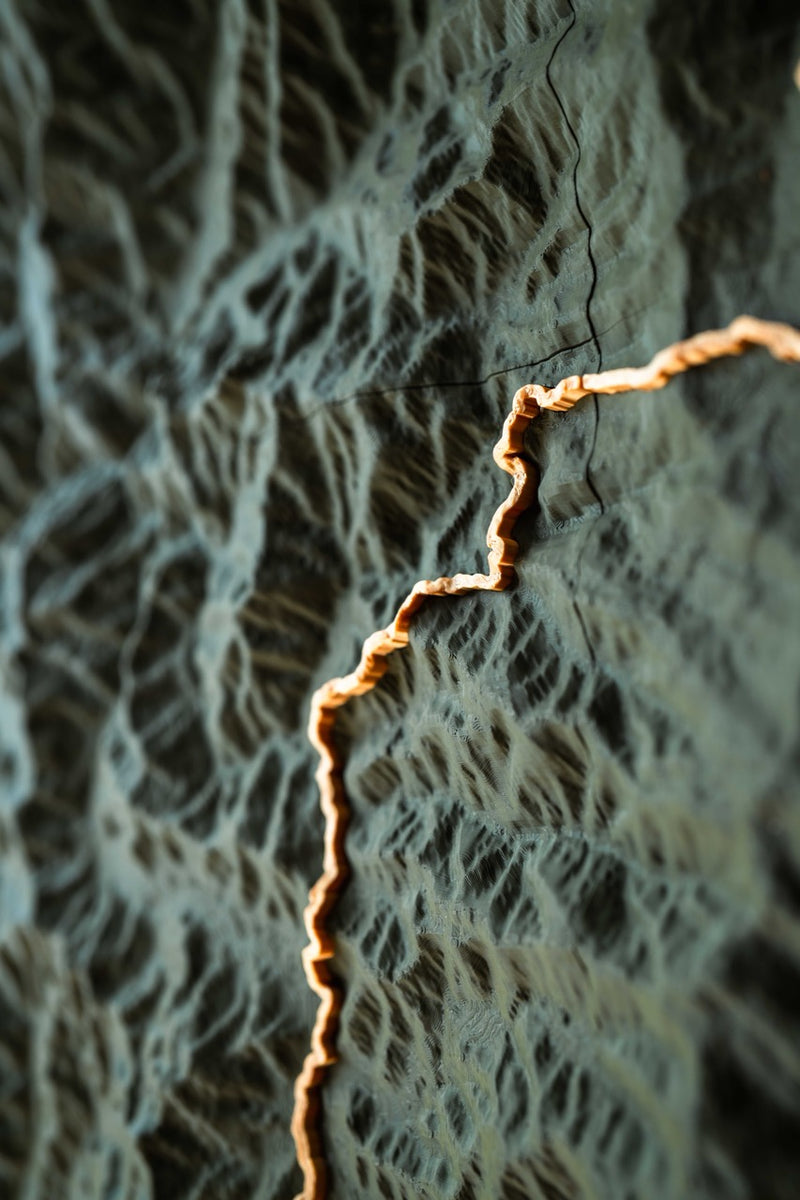 Load image into Gallery viewer, The Atlas Artifact — 3D Topographic Map of Your Route
