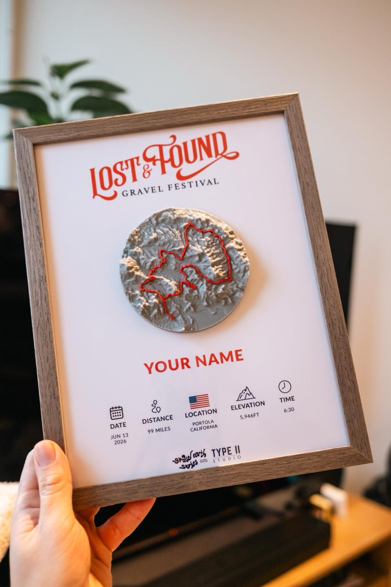Load image into Gallery viewer, Lost &amp; Found Gravel Artifact – Official Race Routes
