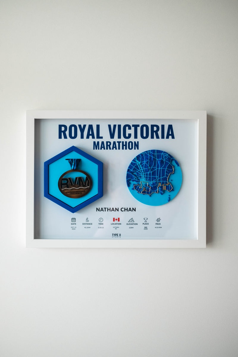 Load image into Gallery viewer, Artifact 12×16 | Standard | A defining solo effort, with room for a medal
