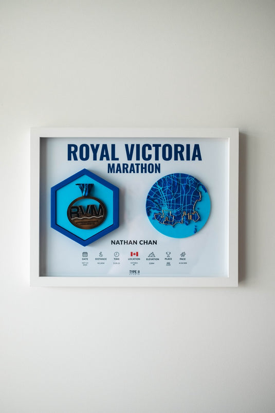 Artifact 12×16 | Standard | A defining solo effort, with room for a medal