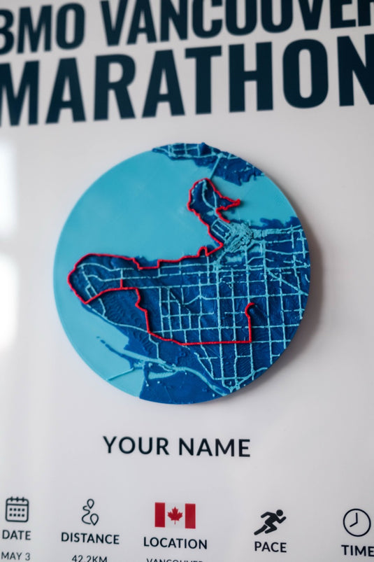 BMO Vancouver Marathon Artifact – Official Course