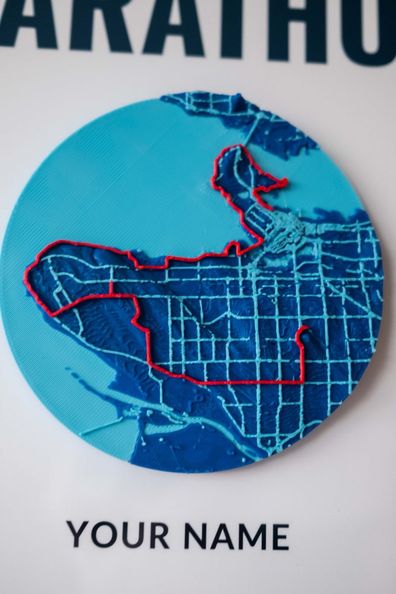 Load image into Gallery viewer, BMO Vancouver Marathon Artifact – Official Course
