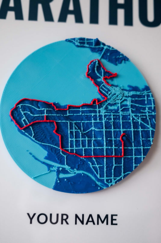 BMO Vancouver Marathon Artifact – Official Course