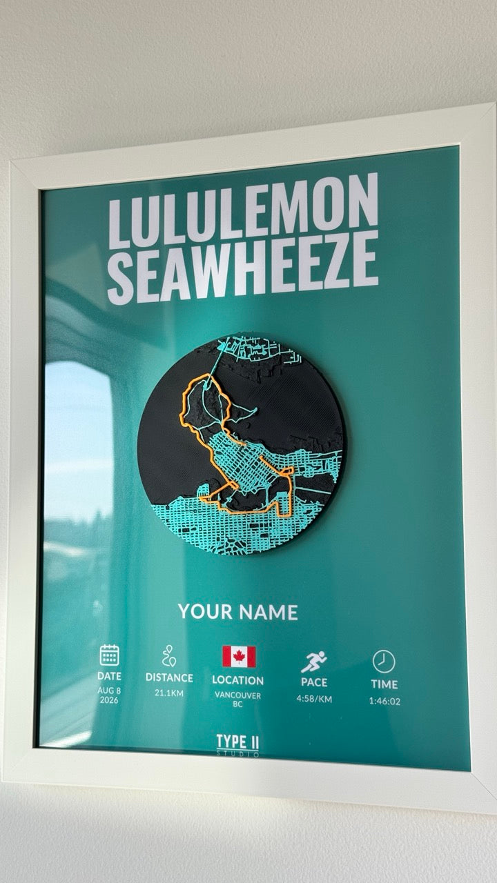 Chargez l'image dans la visionneuse de la galerie, lululemon SeaWheeze Half Marathon Artifact – Vancouver 21.1KM Course
